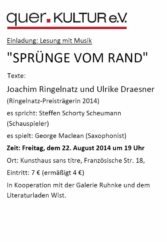 Sprünge vom Rand